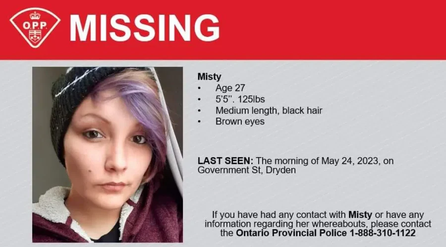 OPP seeking missing person in Dryden