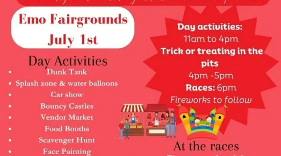 Canada Day In Emo – Borderland Racing Association – Alyssa Strachan Interview