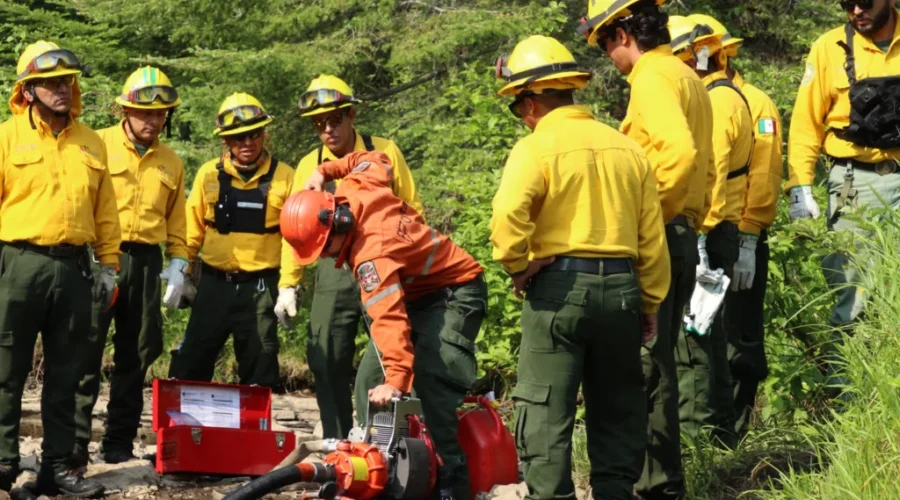 Mexican firefighters assist with Ontario forest fires fight