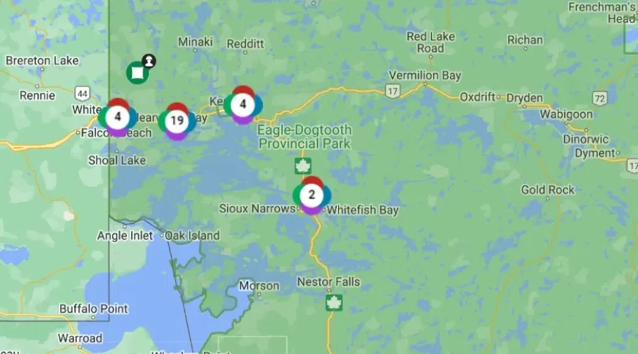 Storm strikes Lake of the Woods area