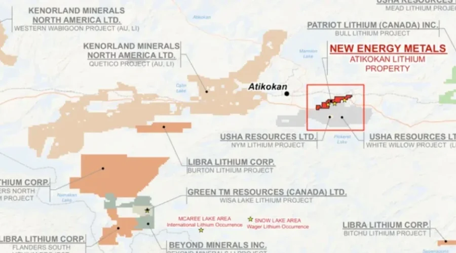 New company enter lithium search