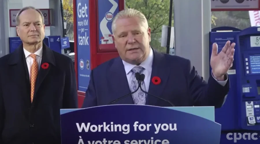 Ford announces gas and fuel tax cut extension