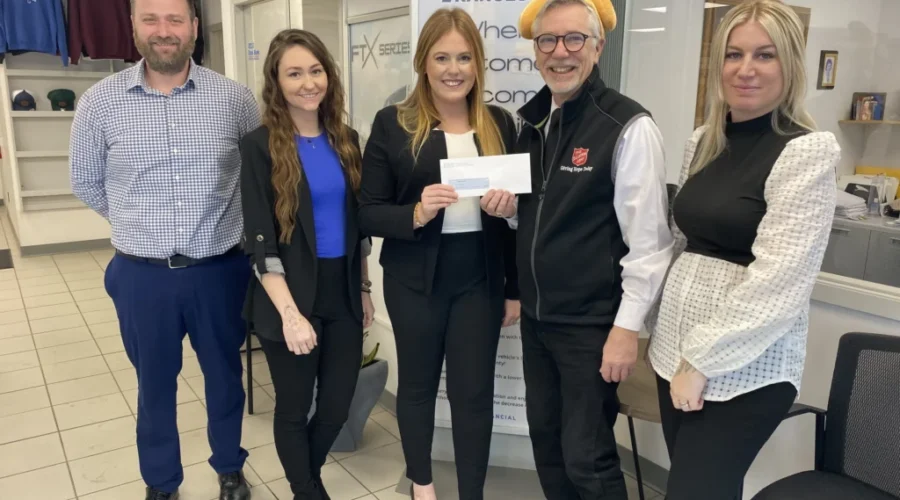 Beyak makes donation for Christmas turkeys