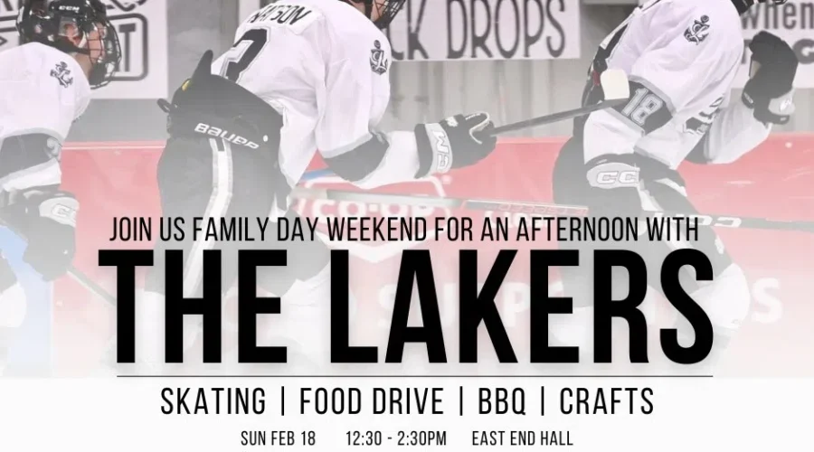 Community Living/Lakers team for weekend event