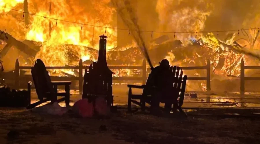 Fire claims Historic Lutsen Lodge