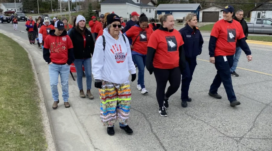 Awareness walk for Missing and Murdered Indigenous Women and Girls
