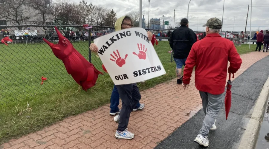 Weather fails to dampen Walking with Our Sisters