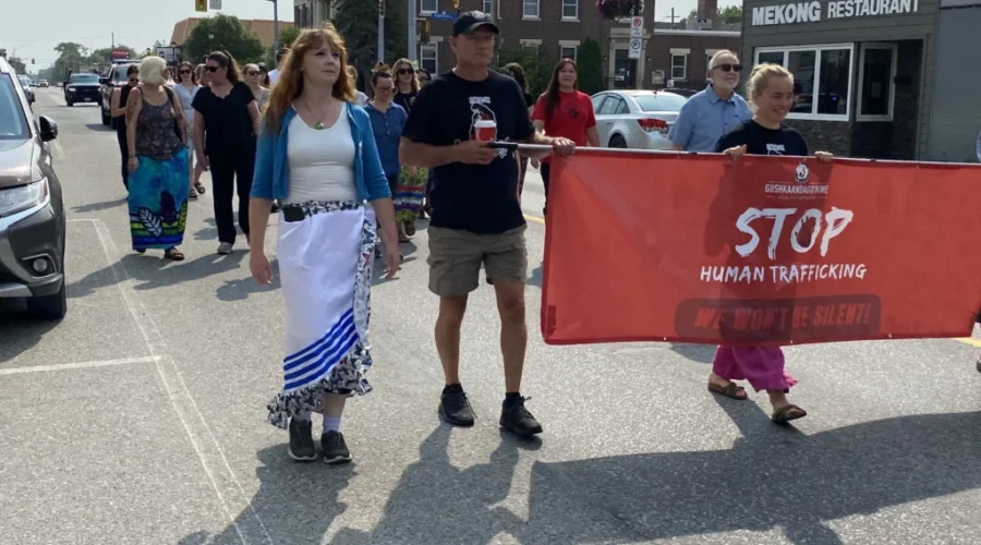 Community walks raise awareness about human trafficking