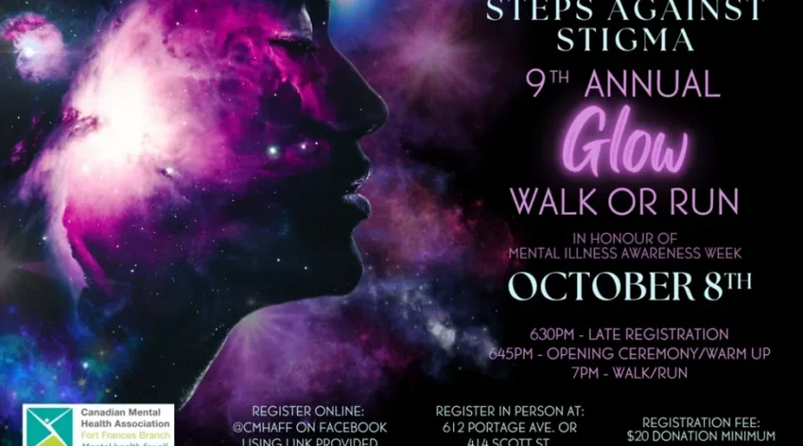 Steps Against Stigma Glow Walk/Run 2024 – Caitlyn Morrison With CMHA-FF Interview
