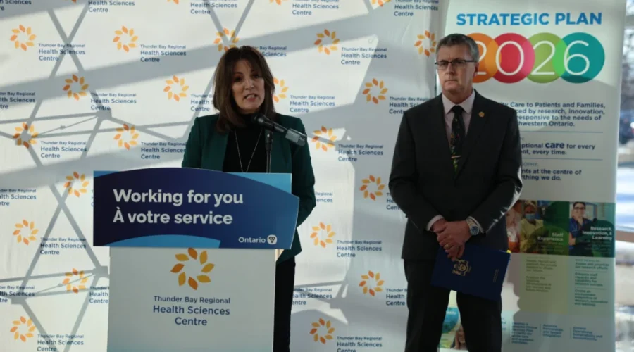 Ontario boosting funding for healthcare in Thunder Bay and Atikokan