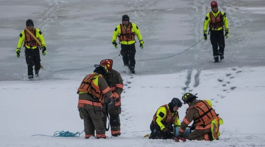 Fire department improving on water/ice rescues