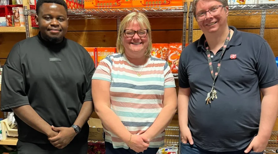 Salvation Army food bank received accreditation