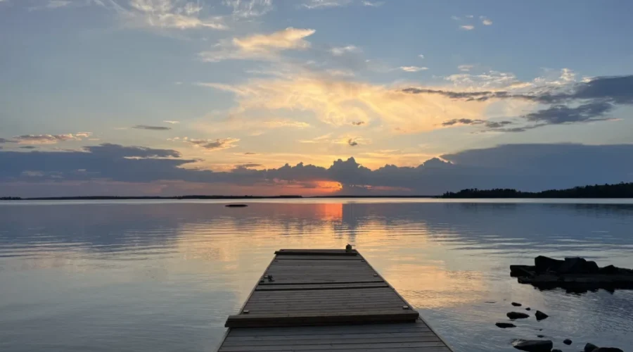 Sunset On Rainy Lake