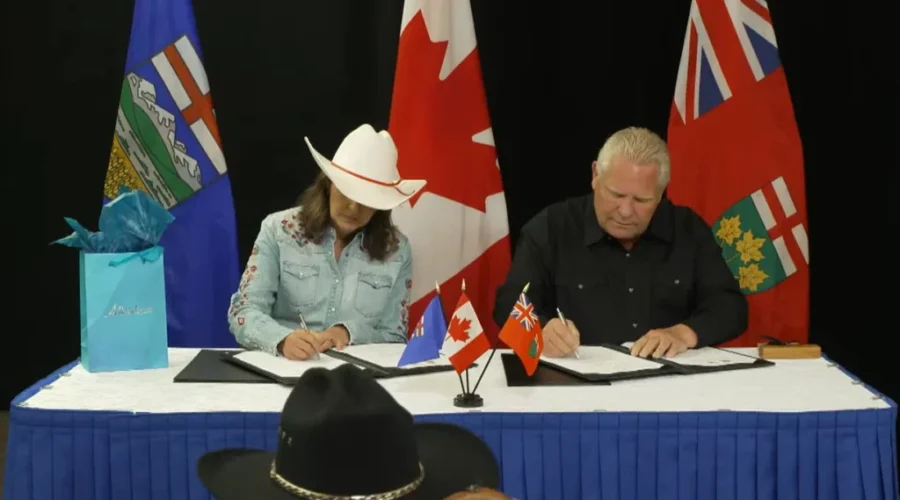 New energy deals struck between Ontario & Alberta