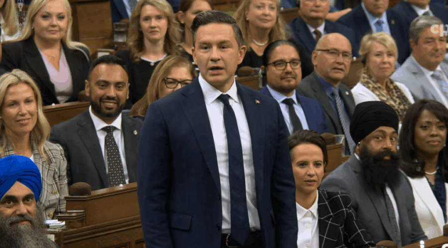 Conservative leader returns to House of Commons