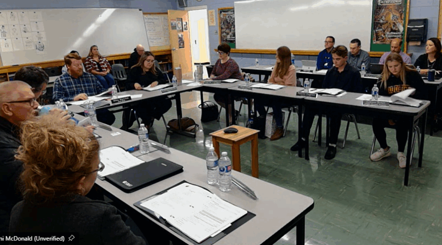 Public school board review hospitality policy