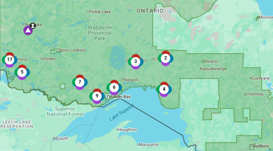 Update: Northwest Ontario hit with power outages after weekend winds