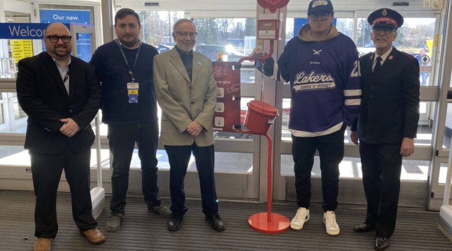 Salvation Army Christmas Kettles in place in Fort Frances