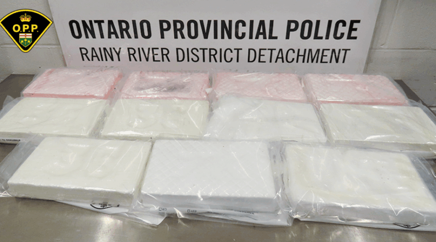 $1M in cocaine discovered during Fort Frances area traffic stop