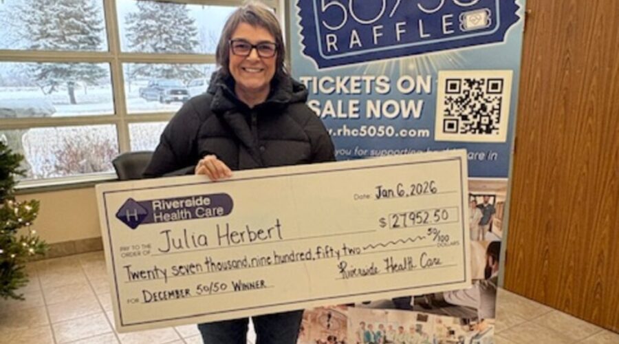 Another record jackpot for Riverside Health Care monthly cash draw