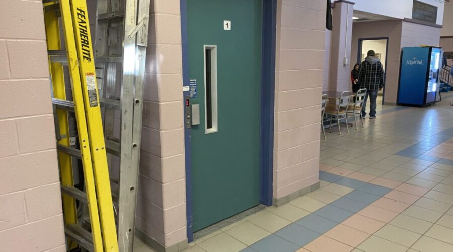 Memorial Sports Centre elevators out of commission for at least another 2-3 months