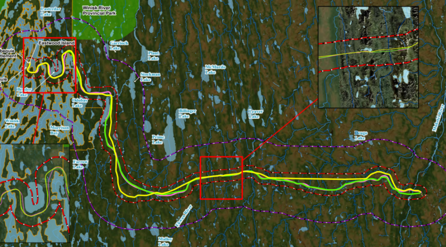 Webequie Supply Road Environmental Assessment document submitted